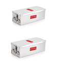 Stainless Steel Jewellery Box Organisers For Women - Set Of 2