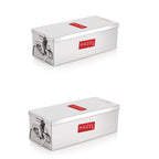 Stainless Steel Jewellery Box Organisers For Women - Set Of 2