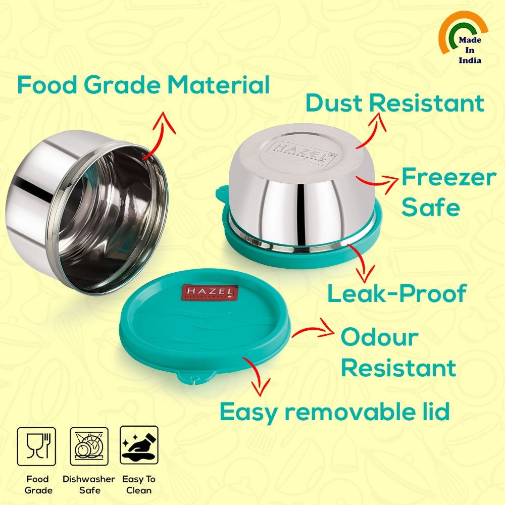 Leak Proof Kitchen Storage Containers – 250 ML (Set of 4)