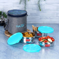 3 Airtight Tiffin Box (2 Pc 450 ML , 1 Pc - 300 ML Containers)