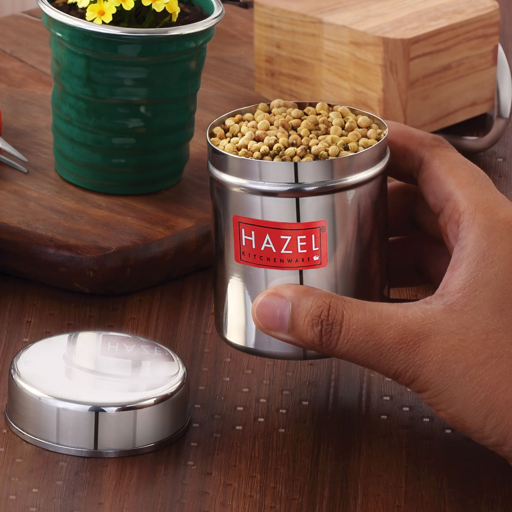 Stainless Steel Airtight Container – 150 ML (Set of 2)