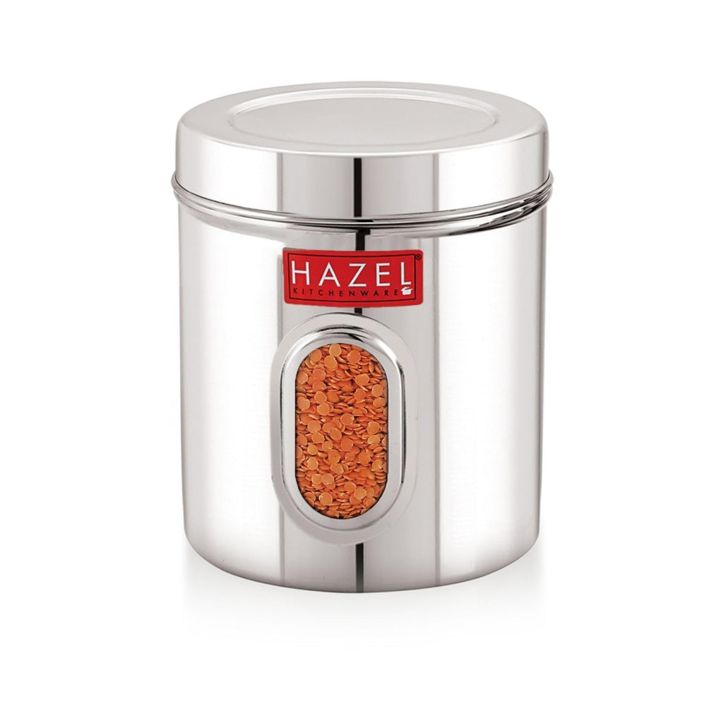 Airtight Transparent Steel Container 2400 ml