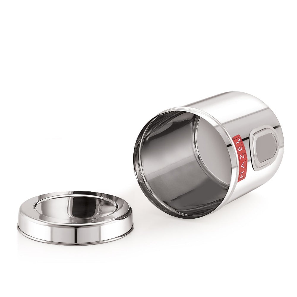 Airtight Transparent Steel Container 2400 ml