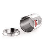 Airtight Transparent Steel Container 2400 ml