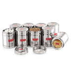 Steel Sugar Container with Transparent Lid , 1400ML