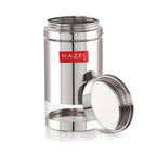 Transparent Airtight Steel Storage Containers – 1200 ML