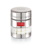Transparent Airtight Steel Storage Containers – 400 ML, Set of 6