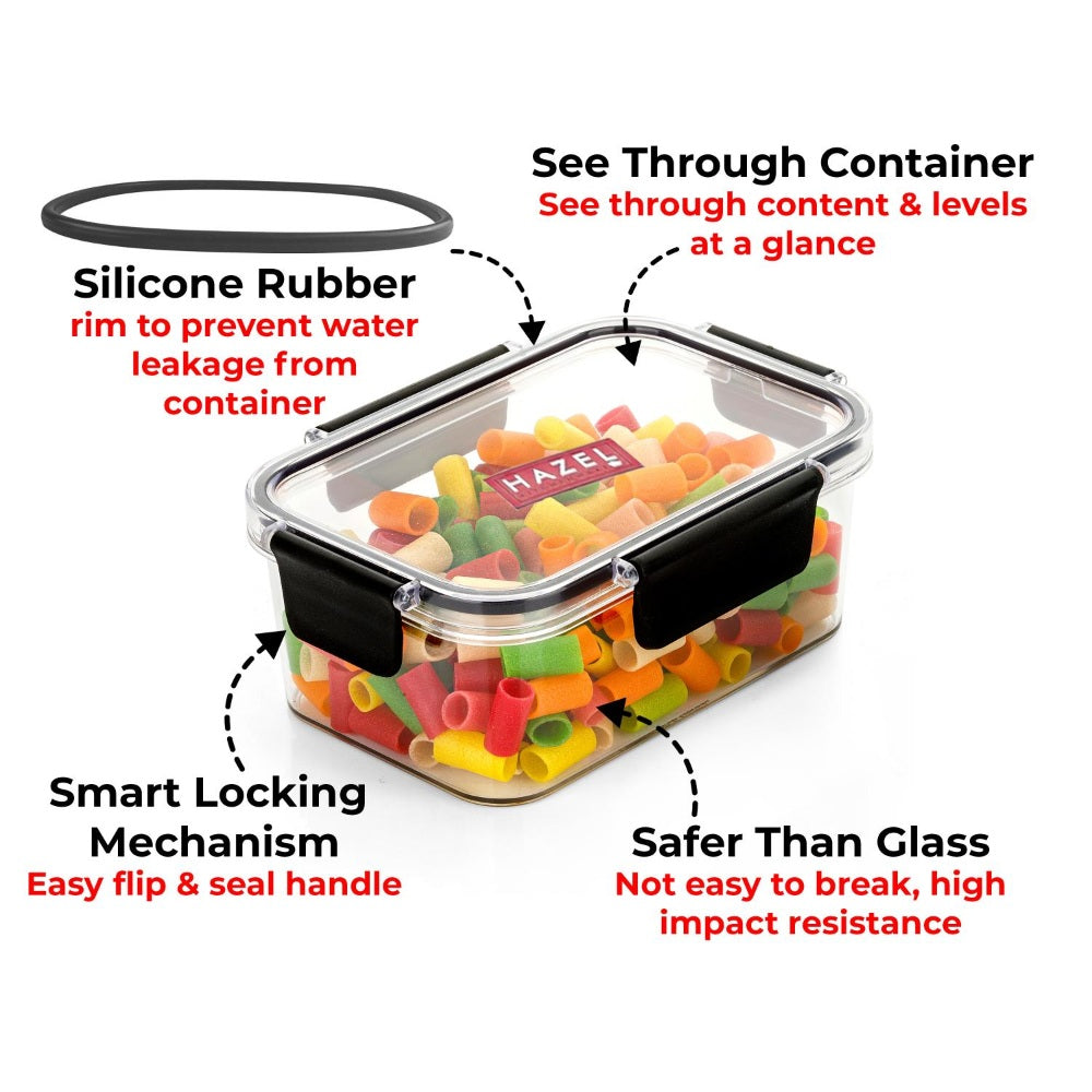 Plastic Airtight Rectangle Container – 800 ML