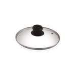 Glass Cookware Lid with Knob, Built In Steam Vents – 19 cm