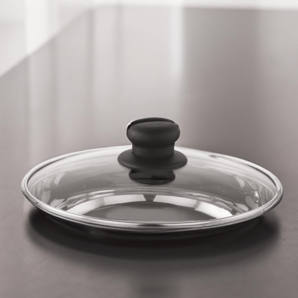 Glass Cookware Lid with Knob – 24.5 cm