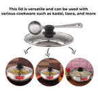Glass Cookware Lid with Knob – 22.8 cm