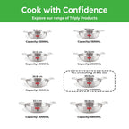 Triply Stainless Steel  Kadai, 4 L, 29.9 cm