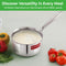 Triply Stainless Steel Induction Milkpan– 2.2 L, 19.2 cm