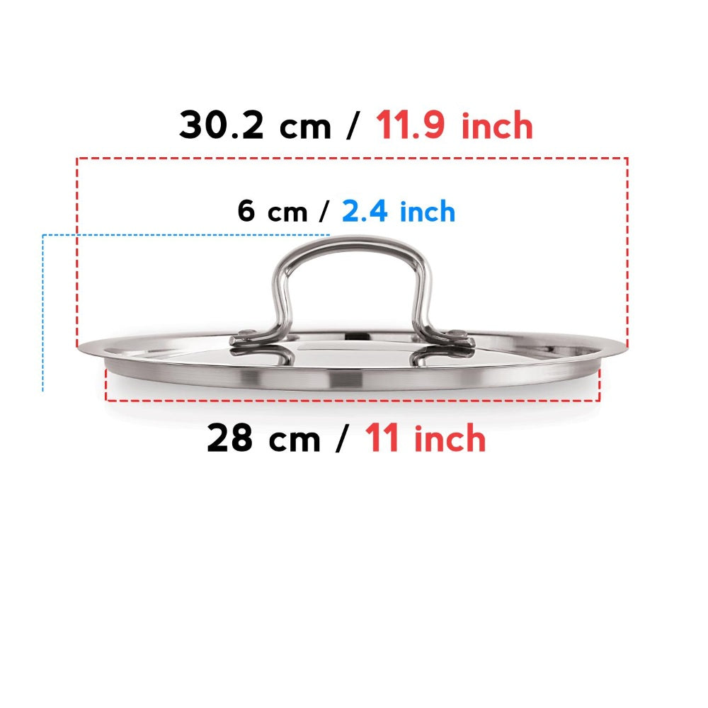 Multipurpose Cookware Lids for Kadai Tope Uruli, Kitchen Cover