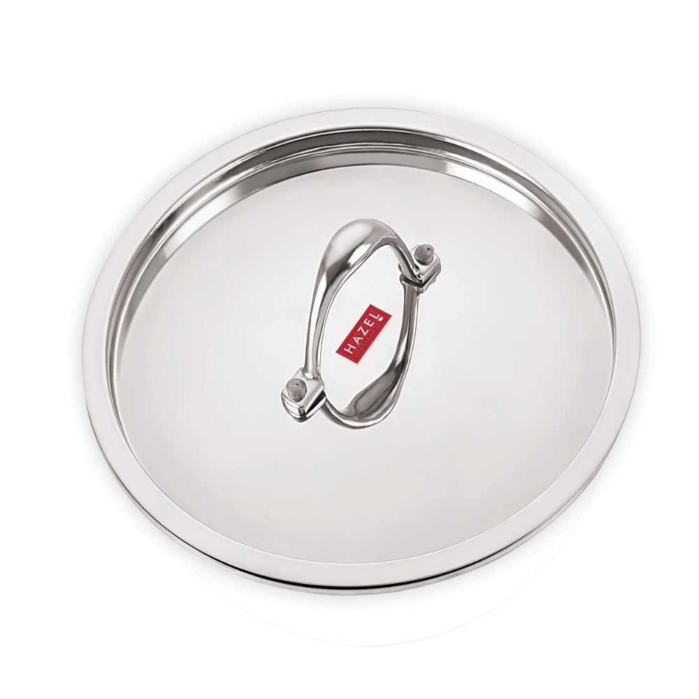 Stainless Steel Cookware Plain Lid with Handle – Outer Diameter 32 cm, Inner Diameter 30 cm