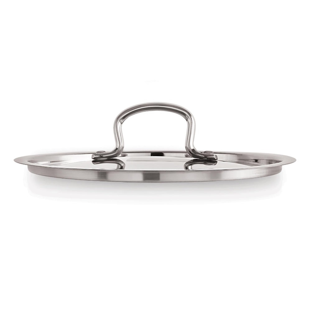 Stainless Steel Cookware Plain Lid with Handle – Outer Diameter 34.2 cm, Inner Diameter 32 cm