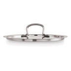 Stainless Steel Cookware Plain Lid with Handle – Outer Diameter 34.2 cm, Inner Diameter 32 cm