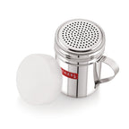 Stainless Steel Powder Shaker with Handle & Plastic  Cap – 310 ML (Set of 2)