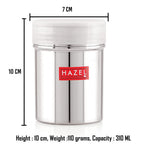 Stainless Steel Powder Shaker  with Plastic  Cap – 310 ML (Set of 2)