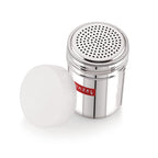 Stainless Steel Powder Shaker  with Plastic  Cap – 310 ML (Set of 2)