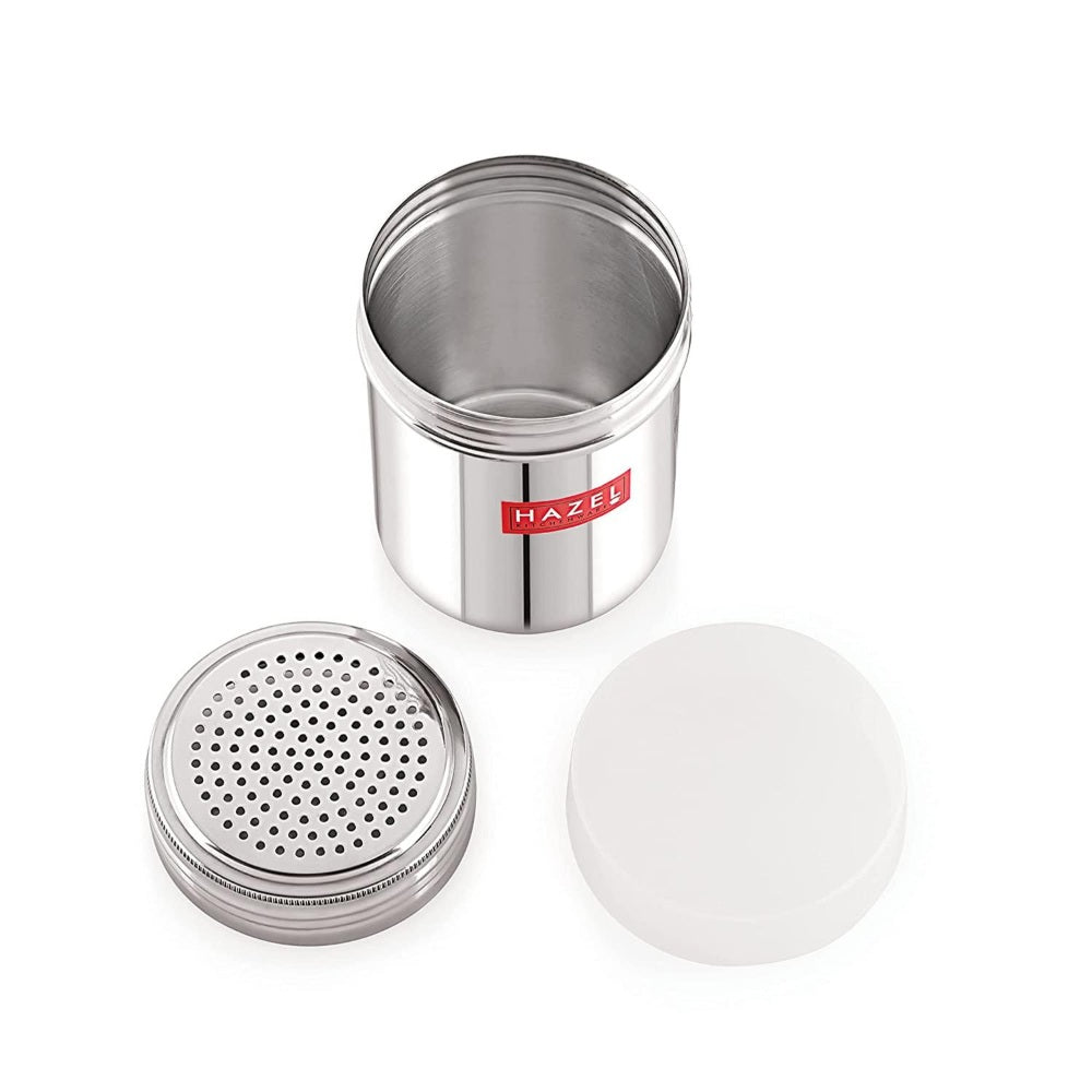 Stainless Steel Powder Shaker  with Plastic  Cap – 310 ML (Set of 2)