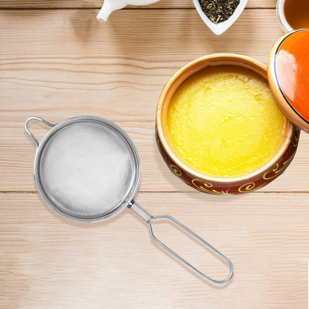 Stainless Steel Oil And Ghee Channi - 12.1cm