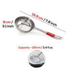 Stainless Steel Round Ladle/Kadchi for Serving Dal  – 8 cm