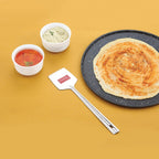 Stainless Steel Dosa Turner, Flat Base Tavetha Palta - 24.5cm