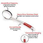 Stainless Steel Oval Shape Serving Spoon