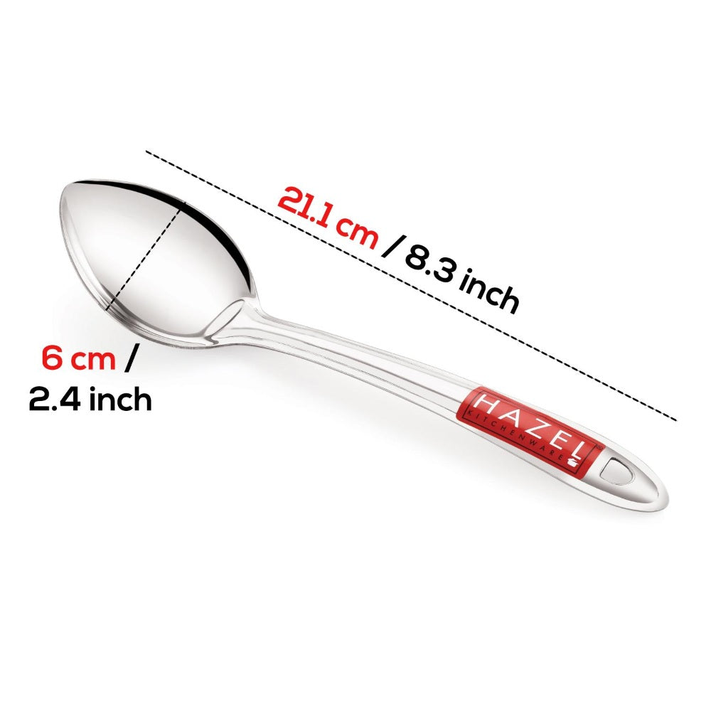 Stainless Steel Paan Shape Serving Spoon