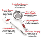 Stainless Steel Small Ladle + Dosa Tavetha-  Set of 2