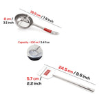 Stainless Steel Small Ladle + Dosa Tavetha-  Set of 2