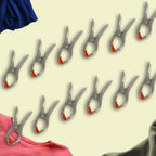 Stainless Steel Cloth Clips for Drying Clothes – 12 pcs