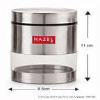 Stainless Steel Transparent Container, 500ML