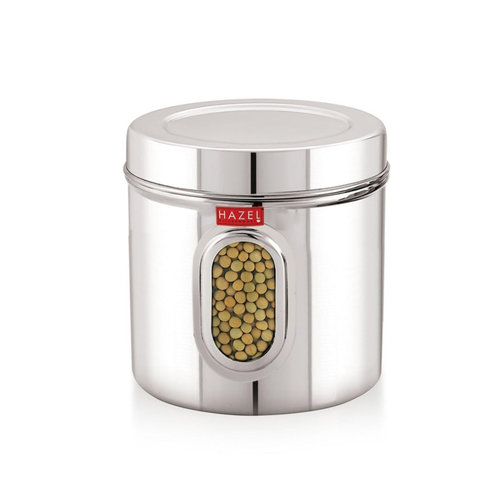 Airtight Stainless Steel Storage Containers with Transparent Window
