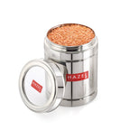Steel Sugar Container with Transparent Lid , 1400ML