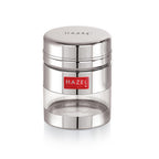Transparent Airtight Steel Storage Container – 400 ML