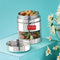 Transparent Airtight Steel Storage Container – 400 ML