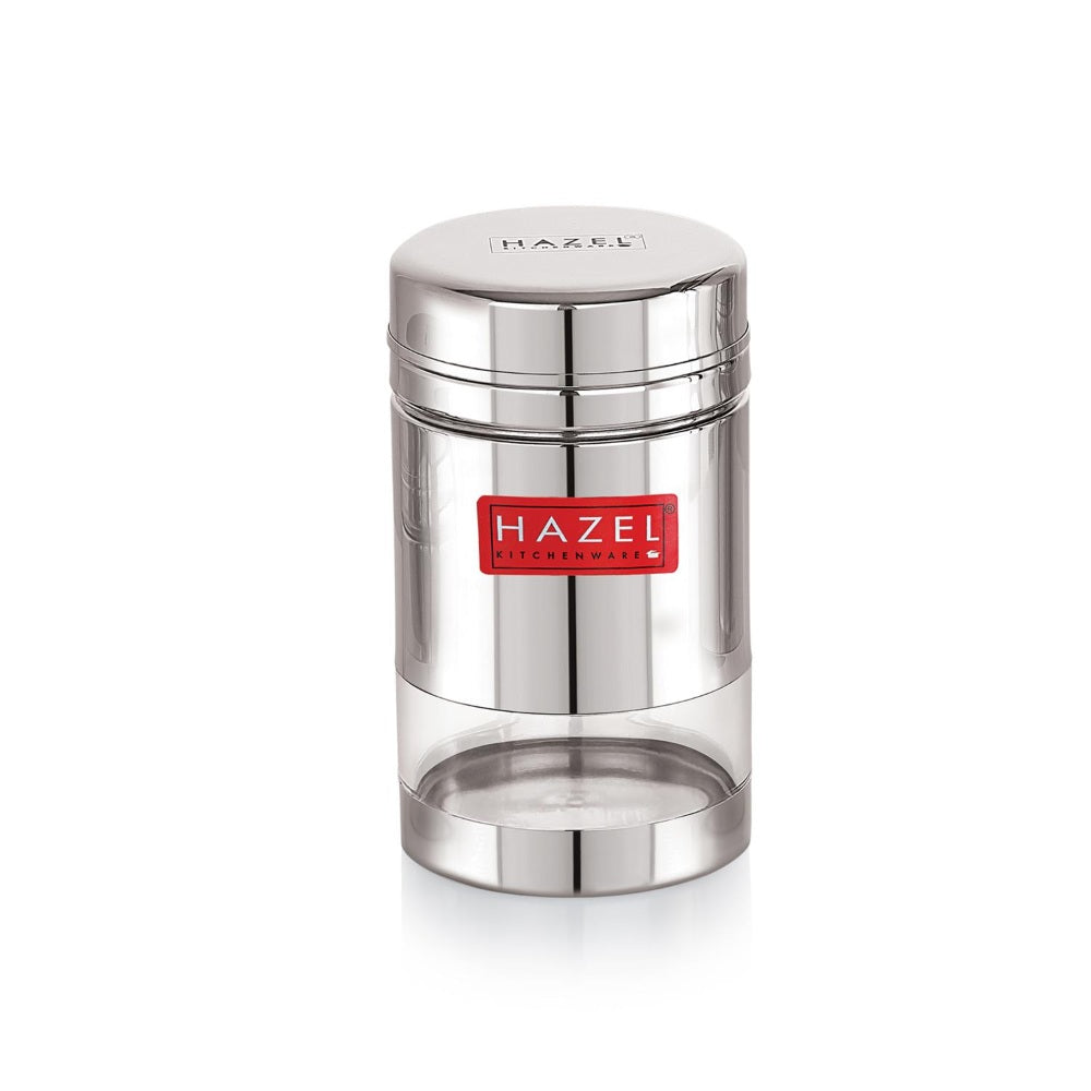 Transparent Airtight Steel Storage Containers – 600 ML
