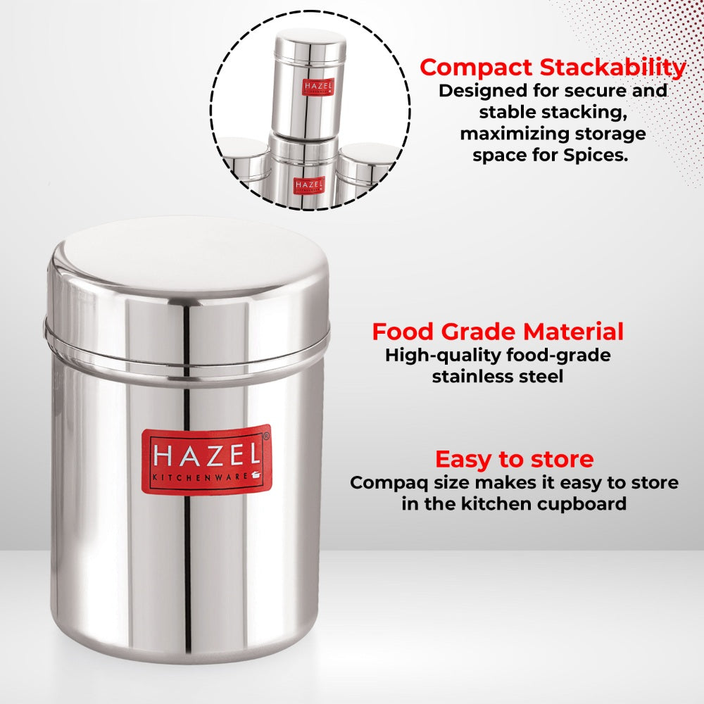 Stainless Steel Airtight Dabba – 200 ML