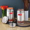 Transparent Airtight Steel Storage Containers – 1200 ML, Set of 2