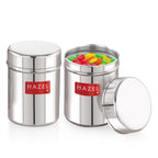 Stainless Steel Airtight Container – 200 ML (Set of 2)