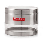 Stainless Steel Transparent Container, Matte Finish - 500ML