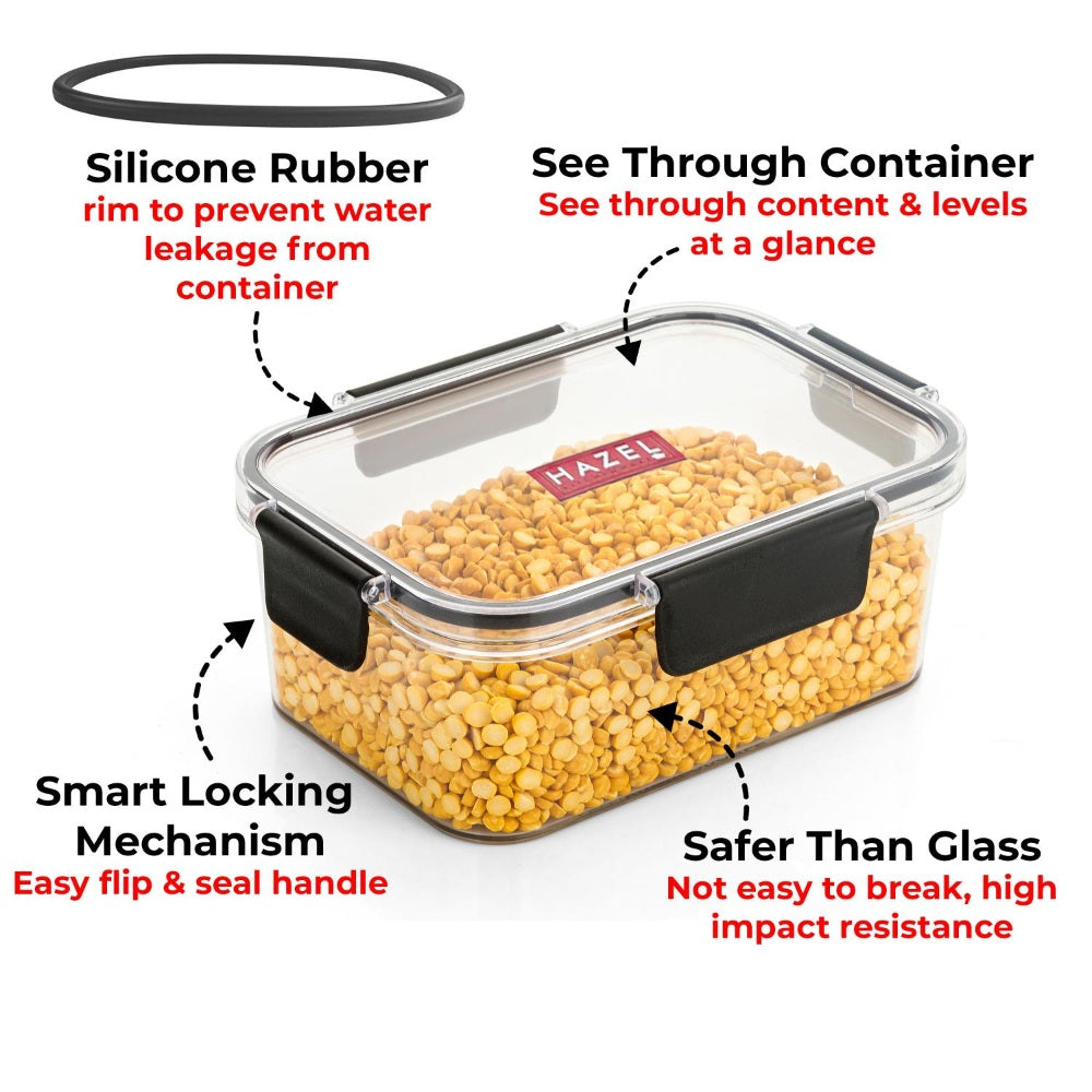 Plastic Airtight  Microwave Safe  Dabba – 1200 ML