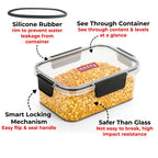 Plastic Airtight  Microwave Safe  Dabba – 1200 ML