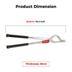 Stainless Steel Pakkad /Tong/Chimta with Rubber Grip