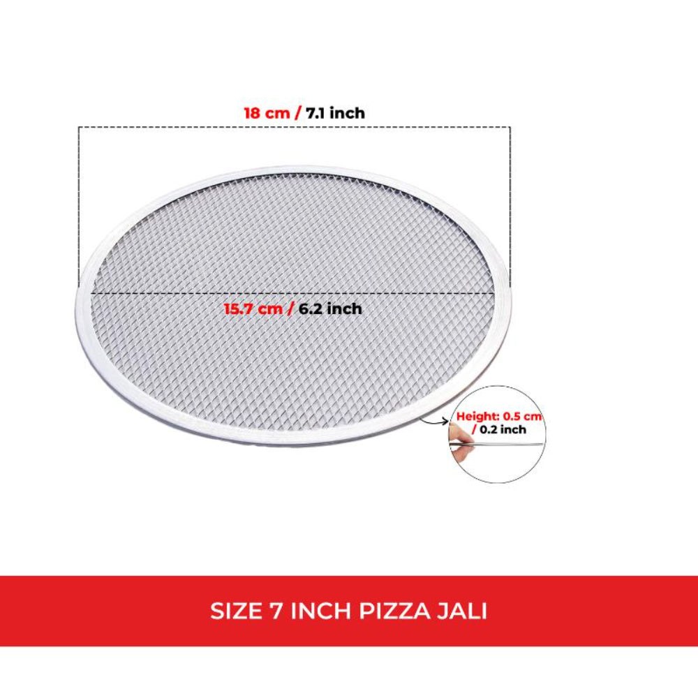 Aluminium Pizza Mesh Tray - 7 Inch