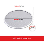 Aluminium Pizza Mesh Tray - 8 Inch