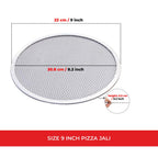Aluminium Pizza Mesh Tray Set (Round) – 9 Inch