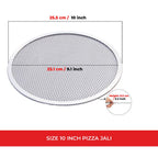 Aluminium Pizza Mesh Tray Set (Round) – 10 Inch